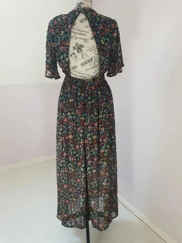 🌺 Vestido largo bohemio floreado – Jubylee – T. S/M – Muy buen estado – photo 8